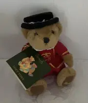 Harrods London Beefeater Bean Teddy Bear Plush Toy ~ New with Tag