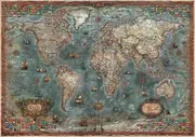 Educa - Historical World Map Puzzle 8000pc