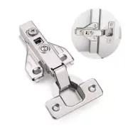 20 Pair Cabinet Door Hinges Soft Closing Full Overlay 20 Pairs Nickel-plated