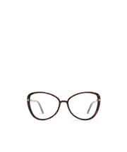 Tom Ford Eyewear Butterfly Frame Glasses 55 Black