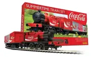 Hornby Coca-Cola Summertime OO Gauge Electric Model Train Set R1276T