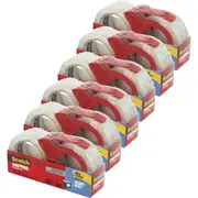 Scotch Packaging Tape 48mmx50m Clear 12 Pack Dispenser Bulk