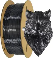 Silk PLA Filament 1.75mm 3D Printing Material 1kg 2.2lbs Black