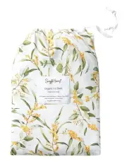 [Snuggle Hunny] Golden Wattle Organic Fitted Cot Sheet in Multi