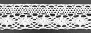 TRIMPLACE White 7/8" Vintage Cluny Lace - 15 Yards