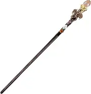 Cosplay Wand for Kids and Adults, Handcrafted Witch Wand with Amethyst Crystal, Perfect Magic Accessory for Decoration and Role-Playing Games, Ideal for Cosplay Enthusiasts