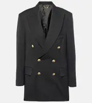[Victoria Beckham] Victoria Beckham Double-breasted blazer AU 14 black
