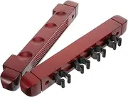 ADOCARN Billiard Cue Stand - Solid Wood Pool Table Tip Rack and Stick Holder Wall Mount