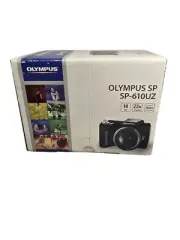 Olympus SP-610Uz 14MP HD 3D Digital Camera w/22x Zoom (Black)