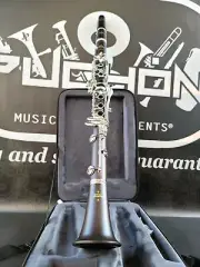 Buffet Crampon E12F African Blackwood & Silver Keys Bb Clarinet - Professional
