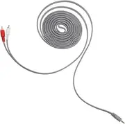CHILDWEET Superior Sound Transmission Long Audio Speaker Cable Wire 1 to 2 Av Splitter for Versatile Use