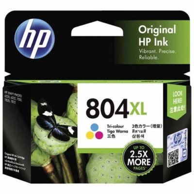 Original HP 804XL Colour Ink , Model: T6N11AA, Expire: Nov 2026