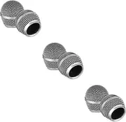 Hoement 3sets Metal Grill Mic Cover Pop Filter for Microphone Accessories for Recording 2pcs*3