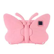 Butterfly Samsung Tablet Case for Galaxy Tab A8 10.5 Inch 2021 (SM-X200/SM-X205)-Pink