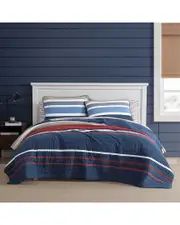 Nautica Bradford Reversible Cotton Quilt Set