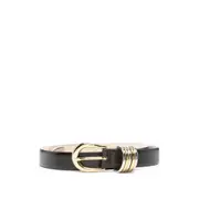 [Dehanche] Dehanche Hollyhock Mixed-metal Buckle Belt M BROWN