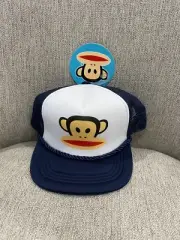 PAUL FRANK SNAPBACK Blue Monkey 2015 Trucker Kids Hat Cap NWT