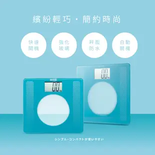 日本TANITA 大螢幕超薄電子體重計 HD-381 (綠/紅 二色選一) 台灣公司貨