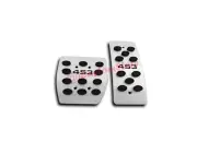 453 Style Metall-Pedale Pads Set Smart Fortwo Forfour III 453