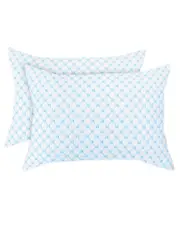 Bibb Home Pack of 2 Cooling Memory Foam Pillows with Removable Covers