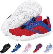 [BibYuga] Barefoot Shoes Children's Barefoot Shoes Girls Boys Quick Drying Bathing Shoes Breathable Trail Running Shoes Lightweight Soft Sports Shoes Non-Slip Hiking Shoes