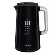 Krups Digital Electric Kettle 2200W 1.7 Liter W/ Temperature Display Black