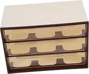 Angoily Storage Box Drawer Plastic Storage Cabinet Office Stationary Organizer Desk Stationary Organizer Cabinet Organizer Desk Holders Container Office Desk Organizer Coffee