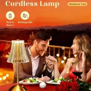 Metal LED Table Lamp Touch Sensor Crystal Table Lamp New Desktop Night Light