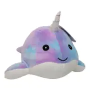 Squishmallow Hallie the Narwhal Tye Dye Plush 11.5" Stuffed Animal Kellytoy