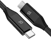USB C to USB C Cable, Type C 100W Power PD Fast Charging Cord 10Gbps Data Transfer Compatible with iPhone 15 Pro Max/15 Pro/15, Galaxy S23 Ultra, Pixel 7 Pro, Black