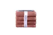 4PK Ultimate Alanya Turkish Cotton Hand Towel 550Gsm Highly Absorbant Clay
