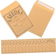 JEWEDECO 50pcs Envelopes for Storing Envelopes Packets Mini Paper Bags for Planting