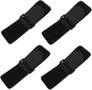 KOCKSHION 4pcs Durable Hook Loop Fastening Bands for Cable Management Home Office Storage Travel and Versatile Usage