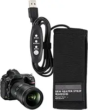 Lens Heater Warmer - Heating Strip Warmer, Dew Remover Lens Warmer, Camera Lens Dew, Removal of Lens Heater for Viewfinder and Digital Cameras