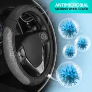 Sharper Image AntiMicrobial Steering Wheel Cover Soft Comfortable Grip