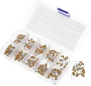 MUSISALY 600pcs Ceramic Capacitor Kit 10p-100nf Electronics Component Assortment for Diy Projects