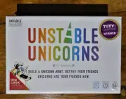 TeeTurtle UNSTABLE UNICORNS Card Game-New Toy Of The Year 2019 Winner-New-Sealed