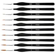 10 PCS Miniature Paint Brushes Kit Fine Detail Painting Brush Micro Professio...