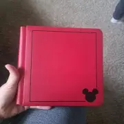Creative Memories Disney Mickey Mouse 7x7 Photo Album Scrapbook Red, never used