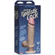 ULTRASKYN Vibrating 6" Realistic Dildo - Model X1 - Unisex G-Spot and Prostate P