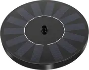 Solar Bird Bath Fountain Pump Solar Powered Floating Fountain for Garden Pool Outdoor Decor Solar Panel with Multiple Nozzles for Water Features