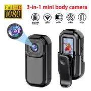 1080P Video Recorder Hotspot WIFI HD Portable Body Camera Sports with Back Clip