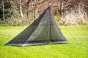 DD Hammocks Superlight Solo Mesh Tent, Rectangular, Green, 1 Person, 3 Season, Waterproof, Backpacking & Hiking
