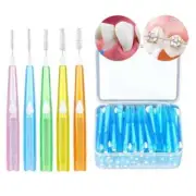 10/30pcs Dental Interdental Brush 0.6-1.5Mm Cleaning Tooth Floss Microbrush