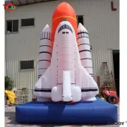 6m 20ft Tall Giant Inflatable Space Shuttle Spaceship Rocket Ship Model for Adve
