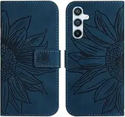 Cover Compatible with Samsung Galaxy A13 5G,Compatible with Samsung Galaxy A13 5G SM-A136U Flip Stand Card Slot Magnetic Closure Phone Case Blue