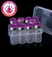 Ascension Peptides Clear Plastic Storage Box / Kit - holds 10 x 3mL Vials
