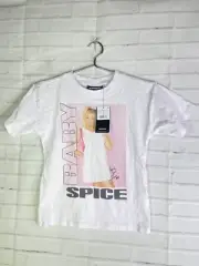 Cotton On x Spice Baby Drop Shoulder Graphic Tee T-Shirt Top Girls Size 5 NEW