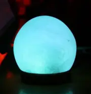 6"- 7" Himalayan LED Salt Globe Lamp Color Changing Crystal Lamp Air Purifier.