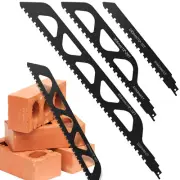 4Pcs Reciprocating Saw Blade Set Alloy Steel Brick Concrete Cutting Saw Blade♤